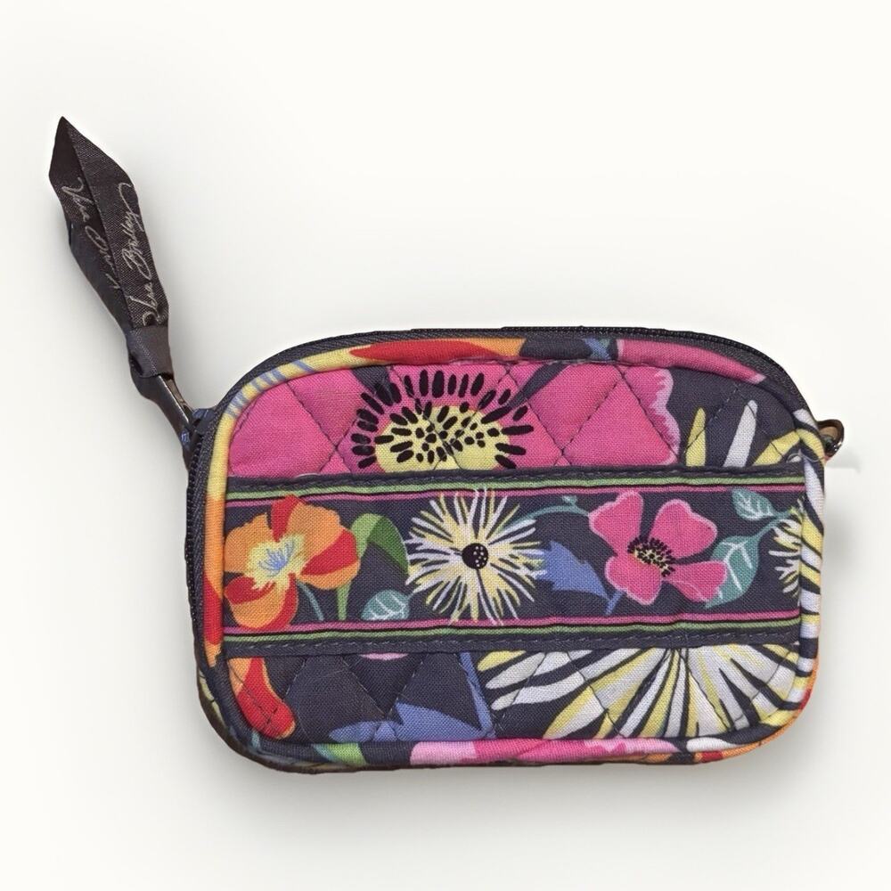 Vera Bradley TECH CASE Jazzy Bloom Wristlet 5 Inches
